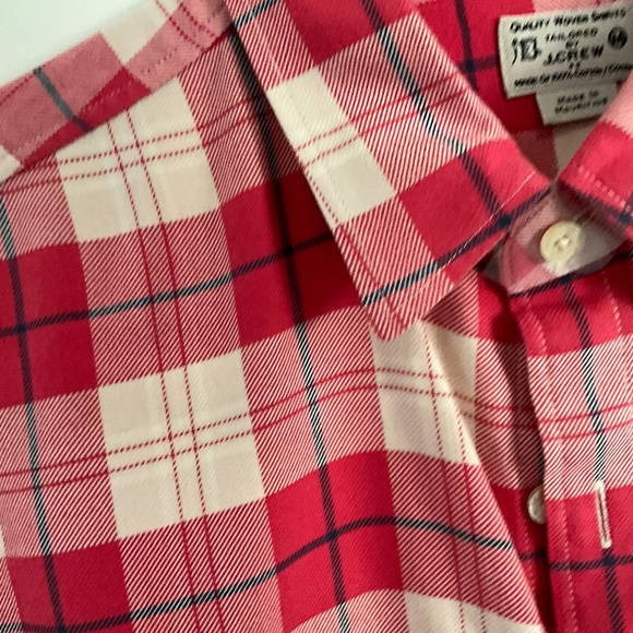 J.Crew cotton plaid shirt - size medium - Picture 4 of 5